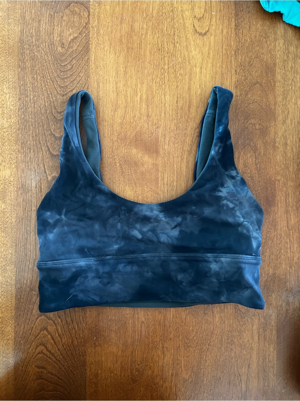lululemon Black Tie-Dye Sports Bra Tank. Size 4